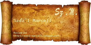 Szél Marcell névjegykártya